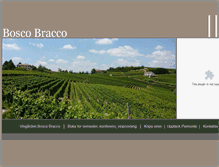 Tablet Screenshot of boscobracco.com